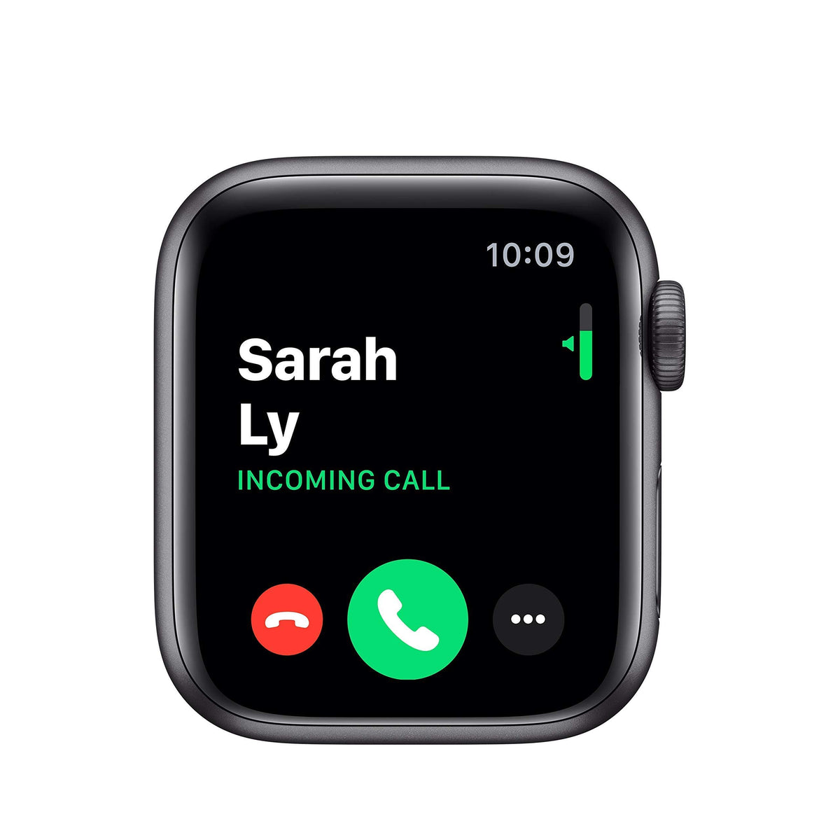 Apple Watch Series 5 (GPS, 40MM) - Space Gray Aluminum Case with Black Sport Band - MWV82LL/A - Image 3