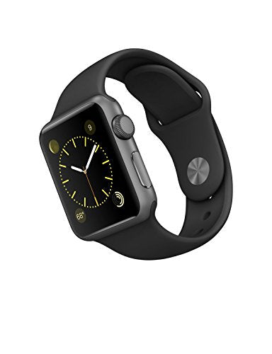Apple Watch Sport (Wifi) 38mm Space Gray Aluminum Case w/ Black Sport Band - MJ2X2LL/A - Image 2