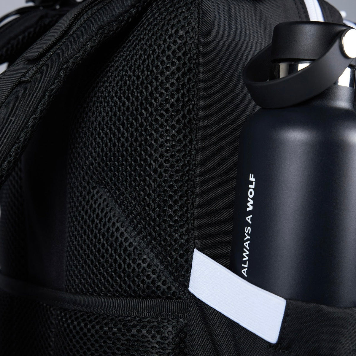15L Backpack Alpha Black White Accents - Image 17