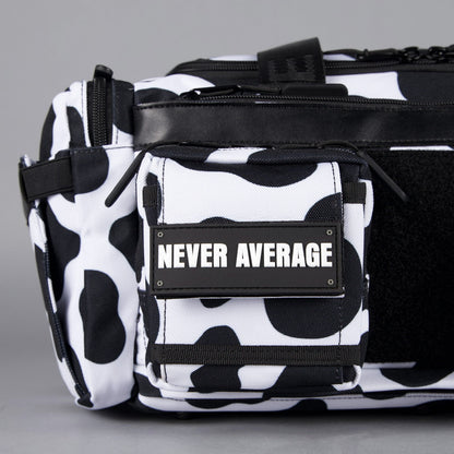 20L Mini Duffle Bag Black White Cow - Image 22