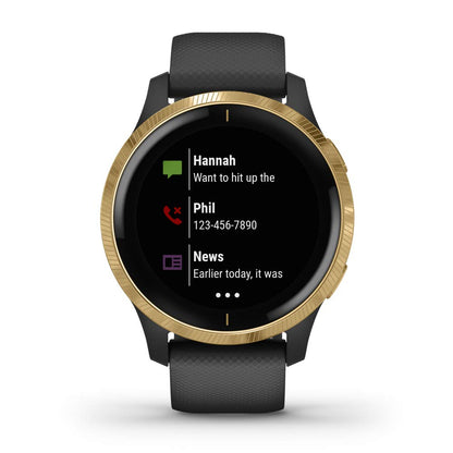 Garmin -Venu Smartwatch 43mm Fiber-Reinforced Polymer-Black - 010-02173-31 - Image 2