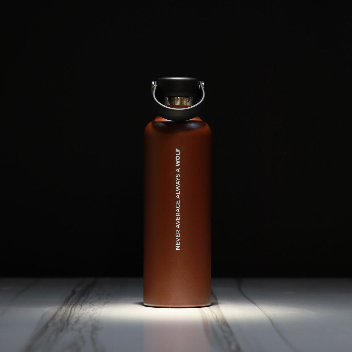 25oz Flask Mocha Brown - Image 2