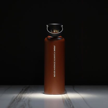 25oz Flask Mocha Brown - Image 2