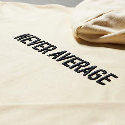 Cream Zip Up Hoodie - Image 7