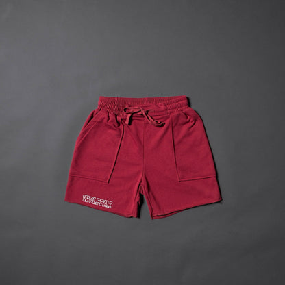 Men's Varsity Shorts Crimson Red - Image 6