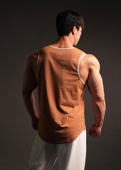Men's Performance Tank Copper w/ Neutral Border (SALE) - Image 2