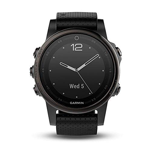 Garmin Fenix 5S Sapphire Smartwatch 42mm - Black with Black Band - 010-01685-10 - Image 2