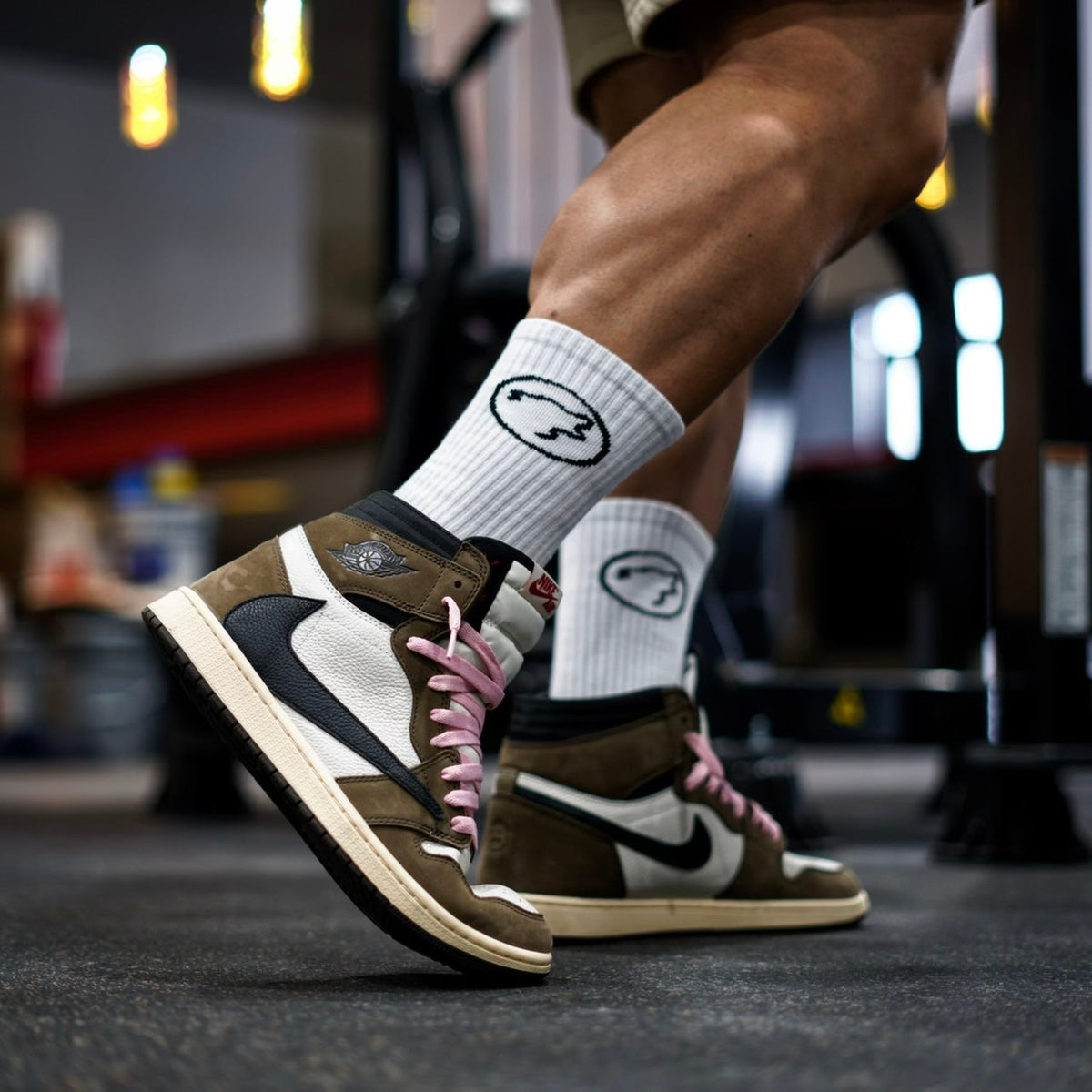 Arctic White Crew Socks - Image 3