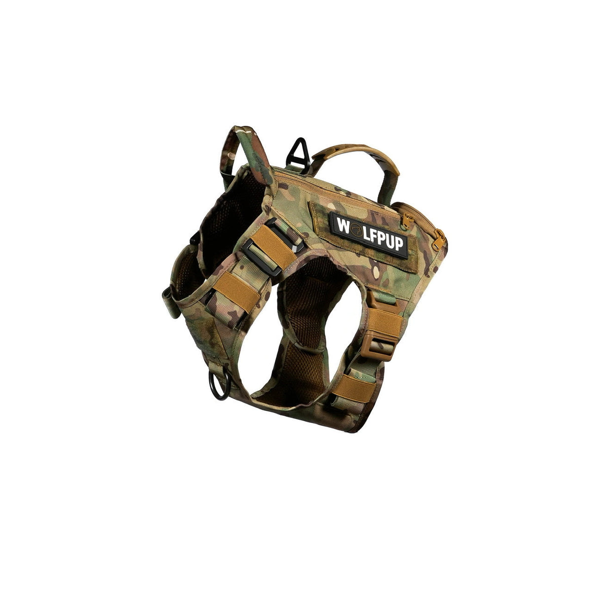 Camo Tactical Dog Vest Harness