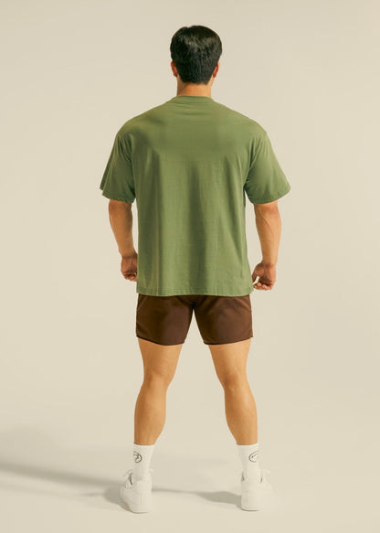 Men's Varsity Tee Moss Green - Image 5
