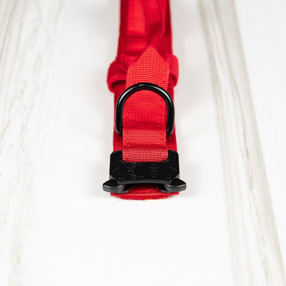 Tactical Nylon Dog Collar Elite Red - Image 7