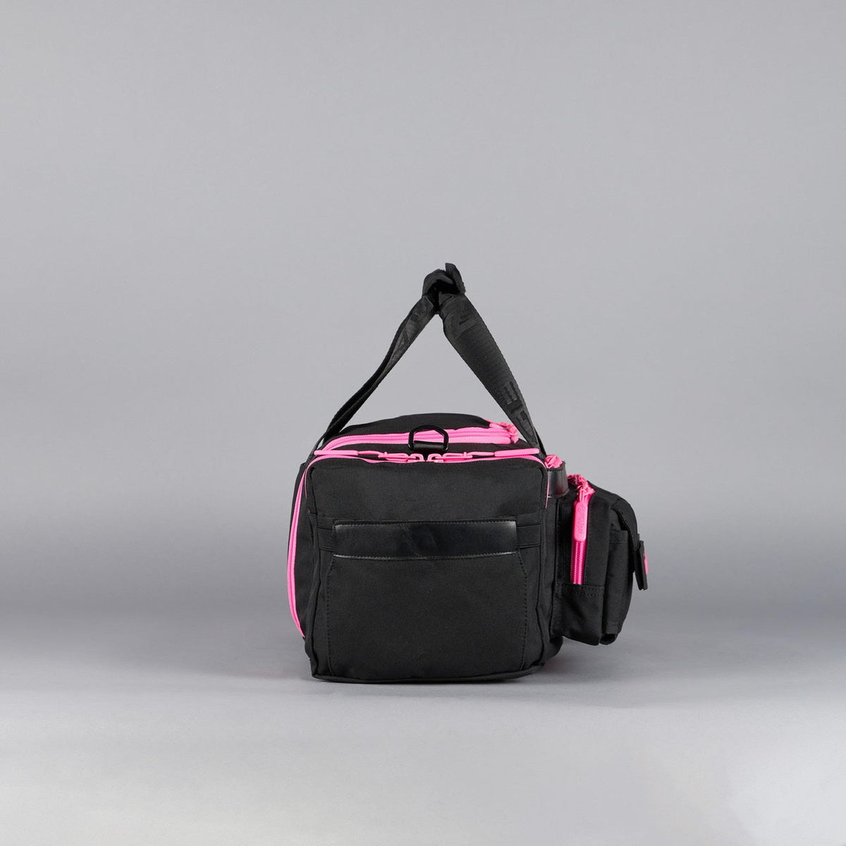 20L Mini Duffle Bag Black Neon Pink - Image 7