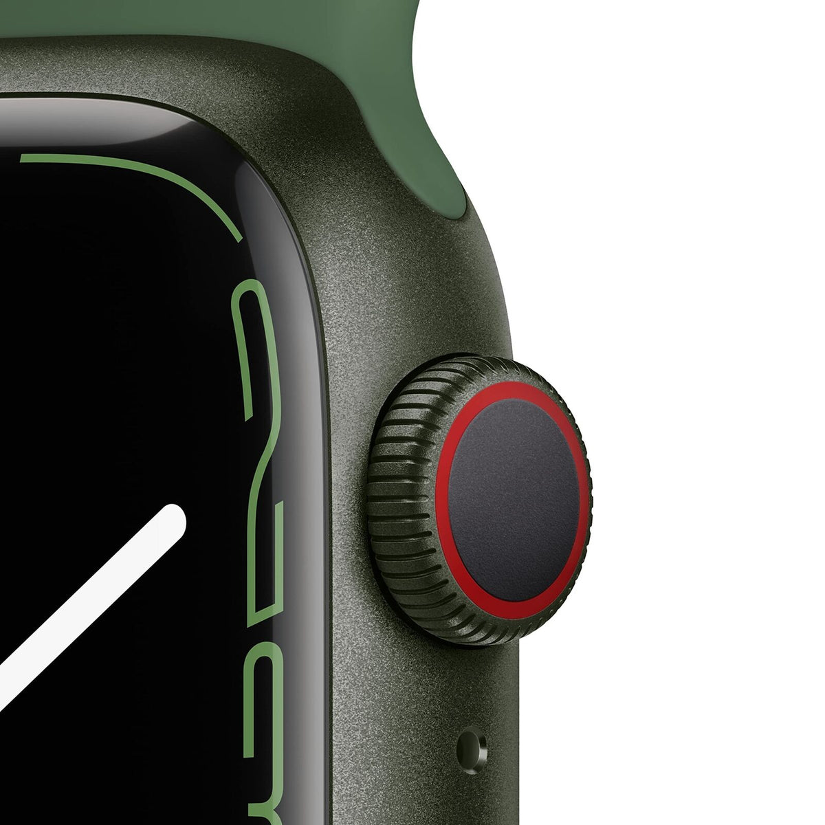 Apple Watch Series 7 - 41mm Green Aluminum w/ Clover Sport Band - MKH93LL/A - Image 2