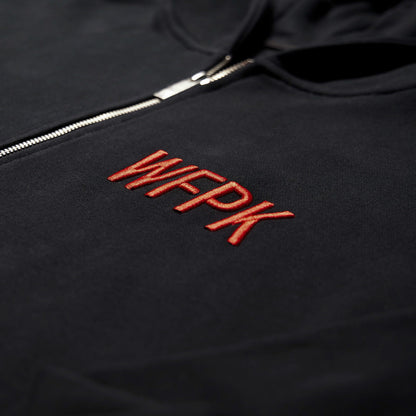 Alpha Black Savage Red Zip Up Hoodie (SALE) - Image 8