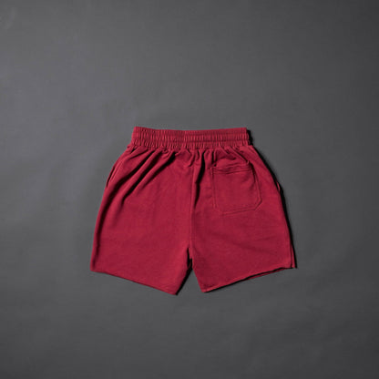 Men's Varsity Shorts Crimson Red - Image 7