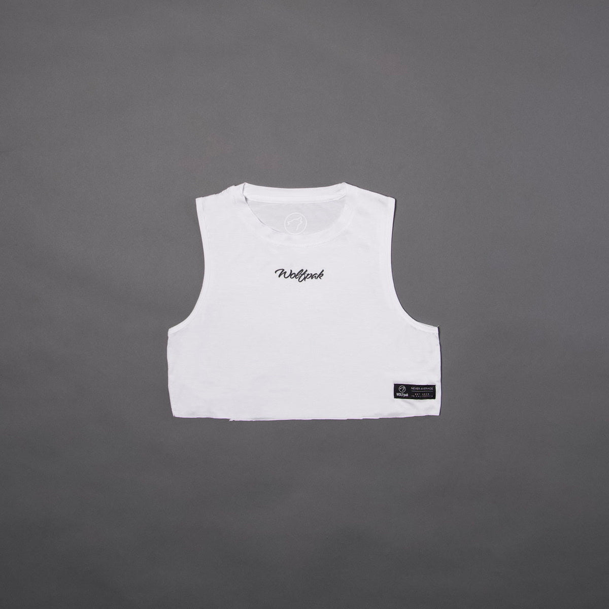 Women's Script Cropped Tank (SALE) - Image 8