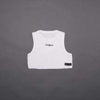 Women's Script Cropped Tank (SALE) - Image 8