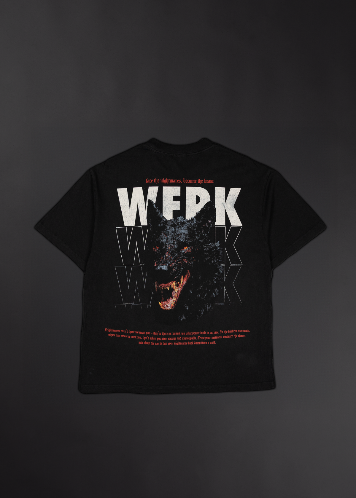 Beast Graphic T-Shirt Nightmare - Image 8