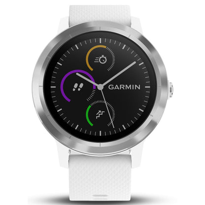 Garmin VIVOACTIVE 3 - WHITE & STAINLESS - 010-01769-21 - Image 2
