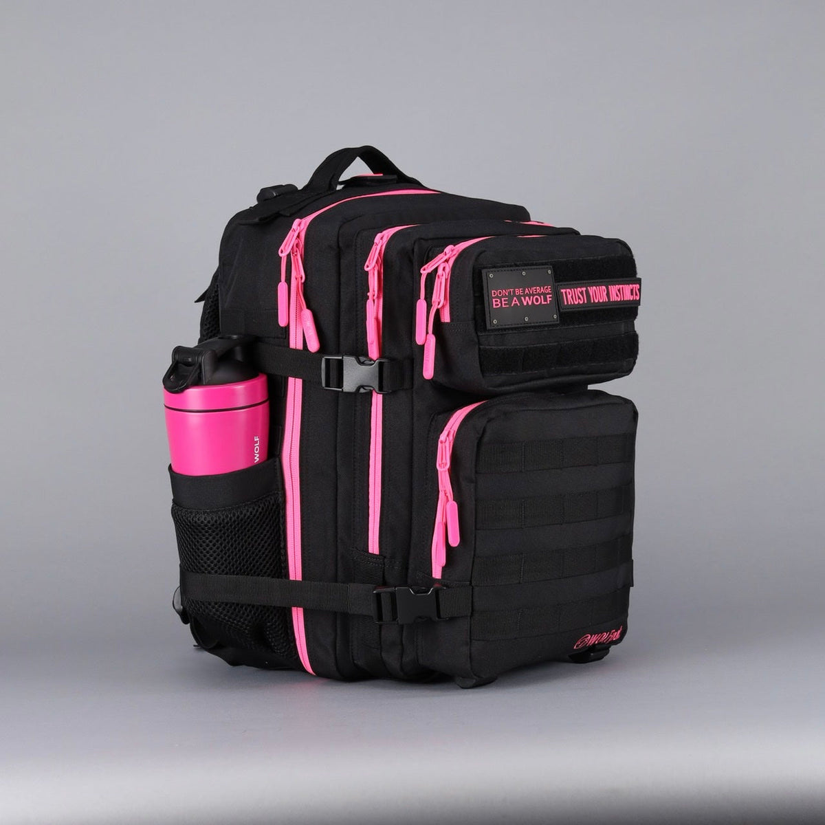 35L Backpack Black Neon Pink - Image 7