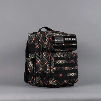 35L Backpack Fashion Cross Pattern - Image 9
