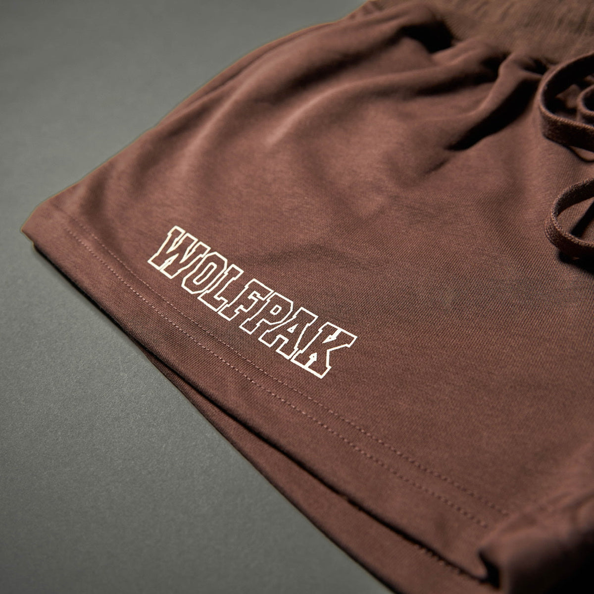 Women's Varsity Shorts Mocha Brown - Image 8