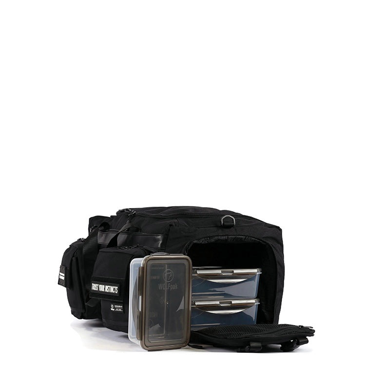40L Alpha Black Meal Management Duffle Bag - Image 6