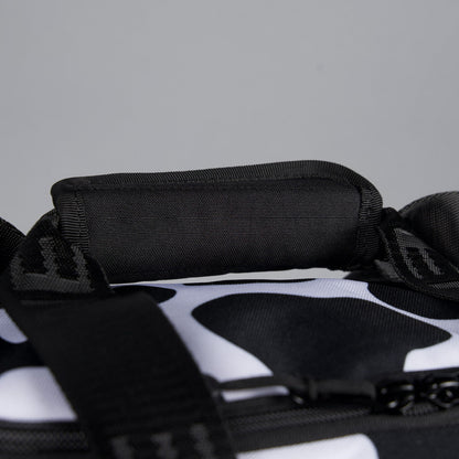20L Mini Duffle Bag Black White Cow - Image 31