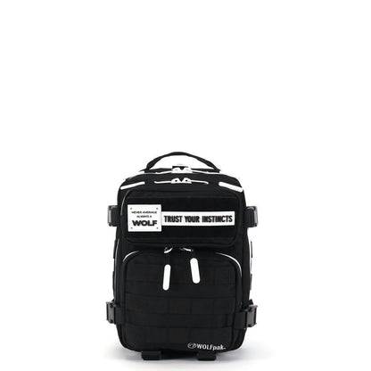 9L Backpack Mini Alpha Black White Accents - Image 2