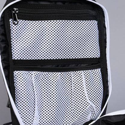 9L Backpack Mini Alpha Black White Accents - Image 19
