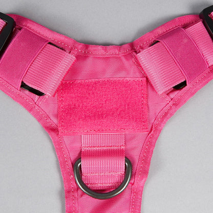 Neon Pink Tactical Dog Vest Harness - Image 14