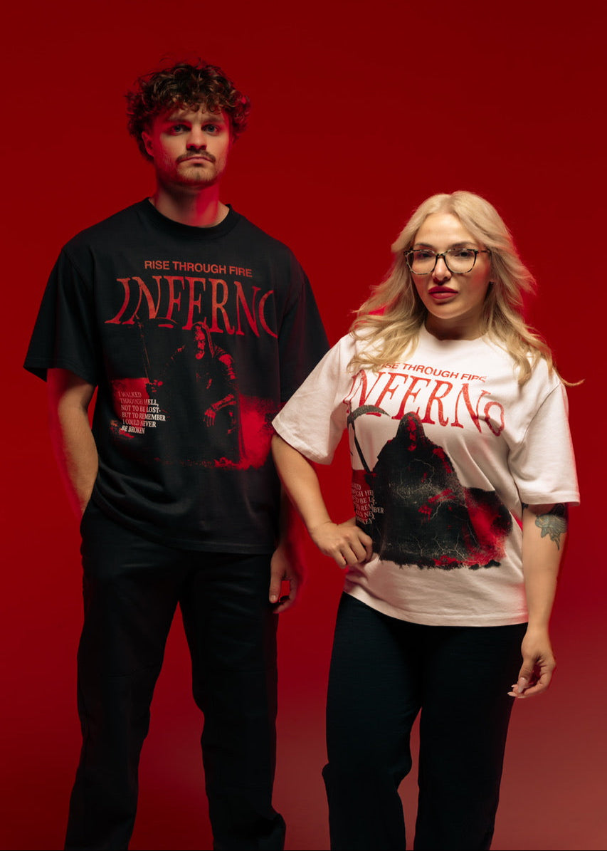 "Rise" Dante's Inferno Graphic T-Shirt - Image 3