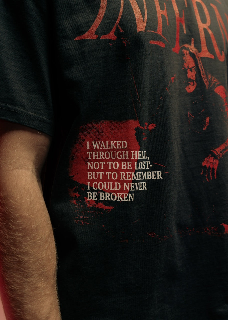 "Rise" Dante's Inferno Graphic T-Shirt - Image 11