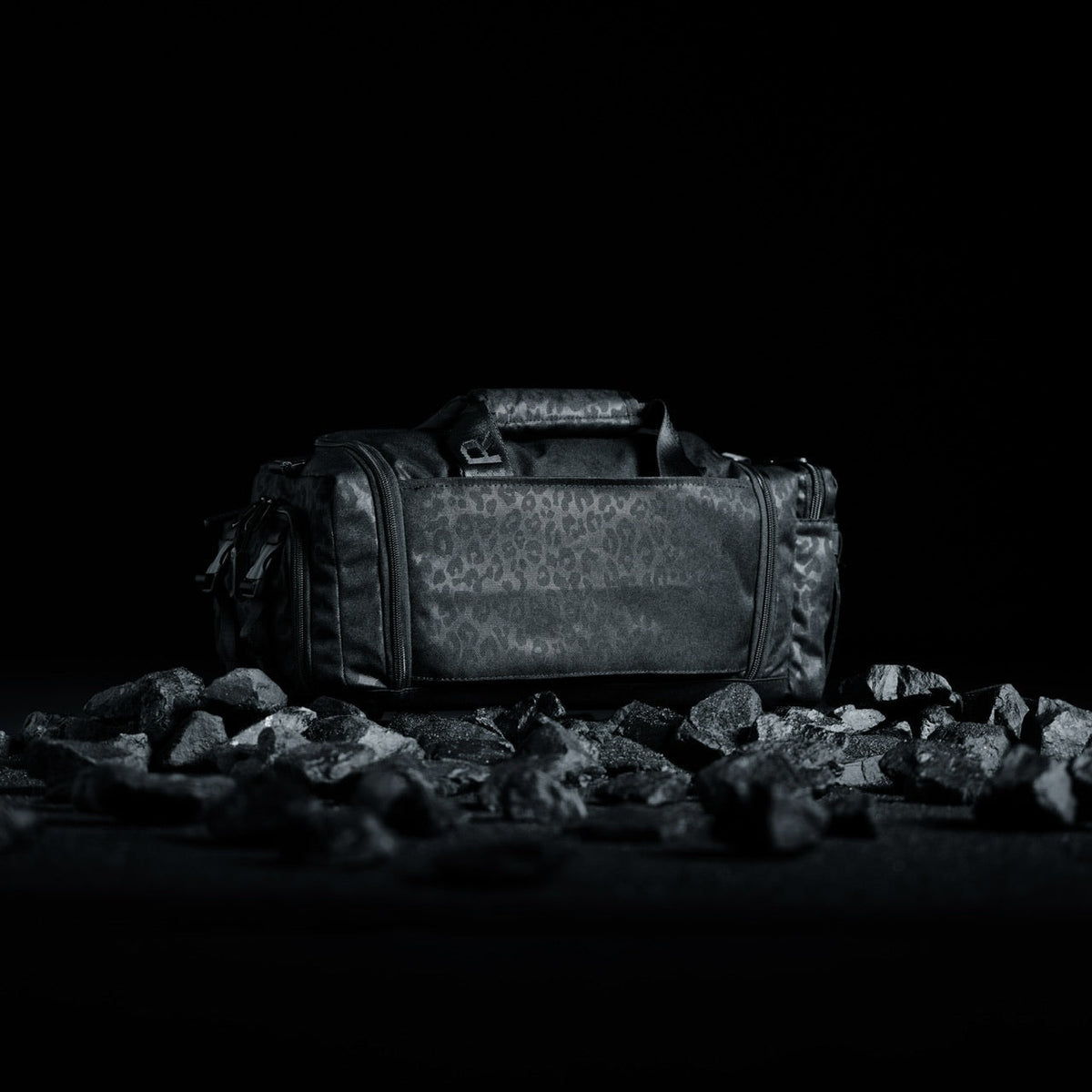 20L Mini Duffle Bag Black Leopard - Image 6