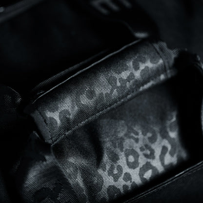 30L Perfect Duffle Bag Black Leopard - Image 8