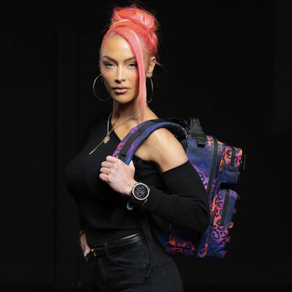15L Backpack Neon Leopard - Image 4