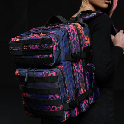 25L Backpack Neon Leopard - Image 6