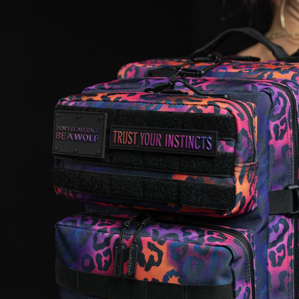 45L Backpack Neon Leopard - Image 5