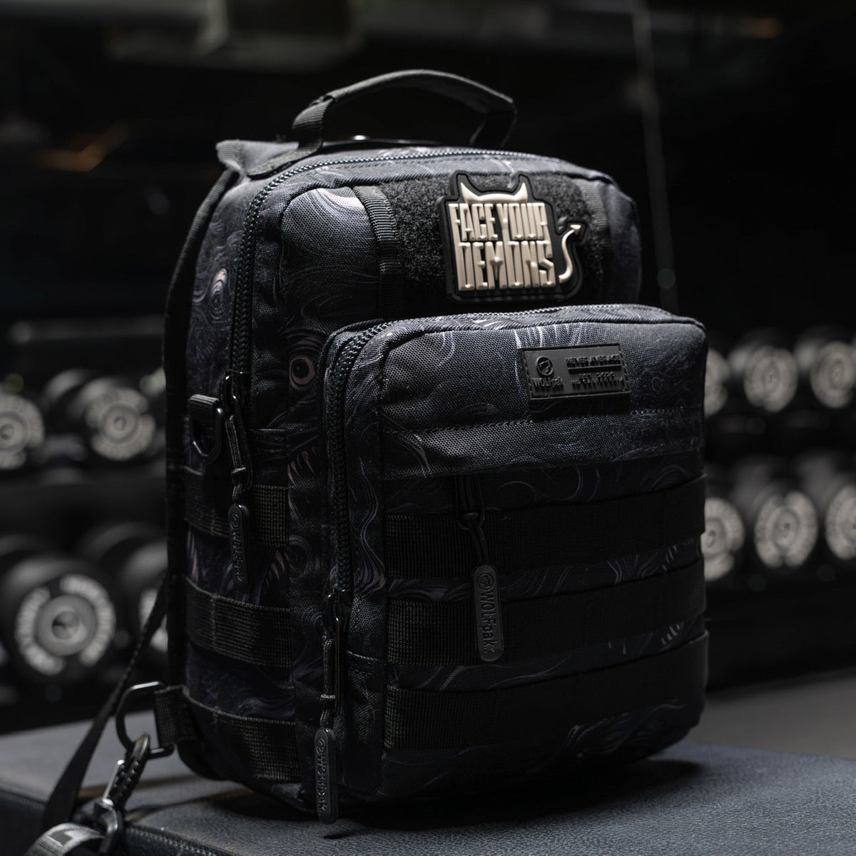 9L Tactical Sling Bag Face Your Demons - Image 4