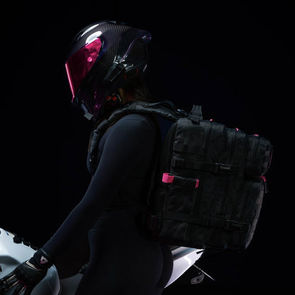 35L Backpack Black Hearts - Image 6