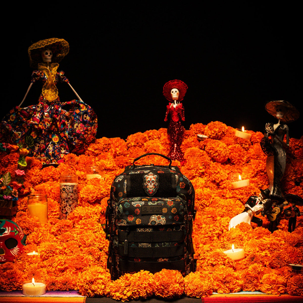 9L Tactical Sling Bag Día de Los Muertos