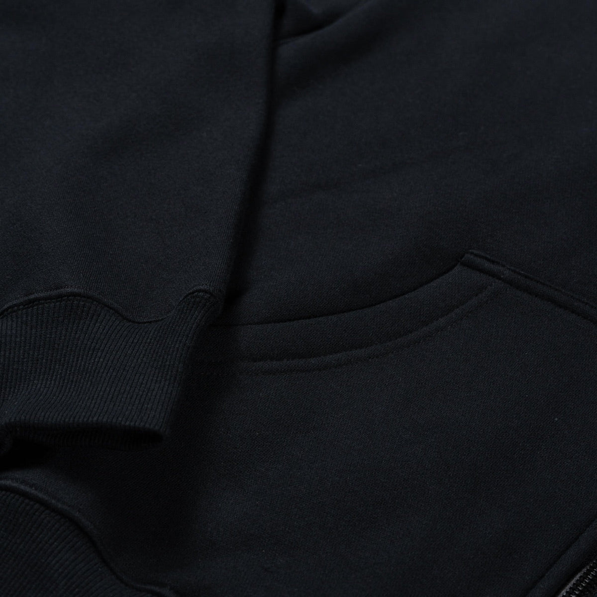 Gothic Black Full Zip Hoodie (SALE) - Image 8