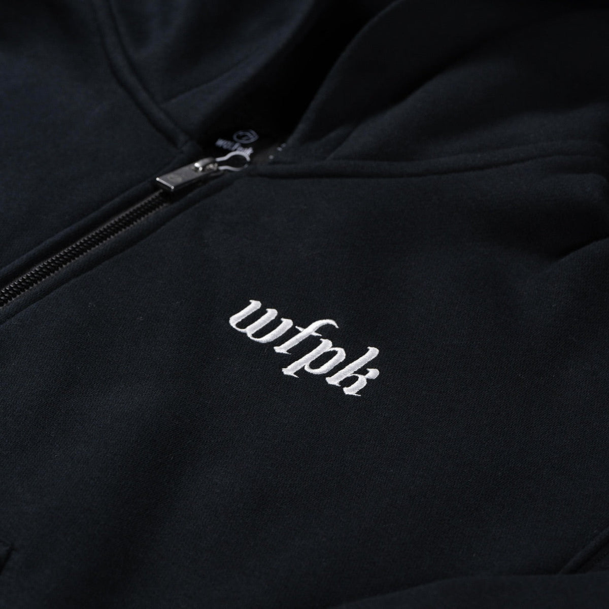 Gothic Black Full Zip Hoodie (SALE) - Image 6