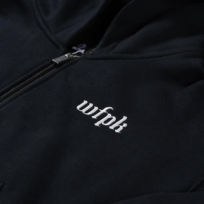 Gothic Black Full Zip Hoodie (SALE) - Image 6