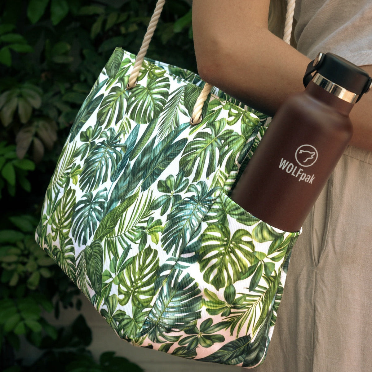 Tote Bag Green Palm - Image 5