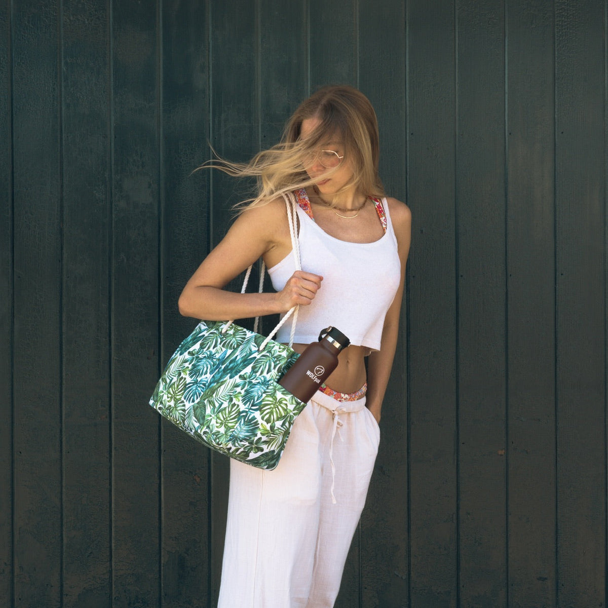 Tote Bag Green Palm - Image 4