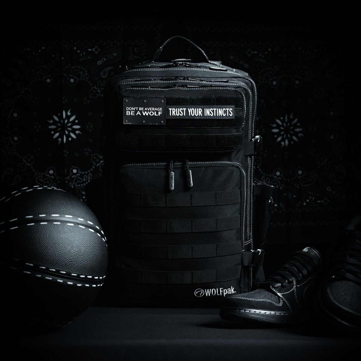 45L Backpack Black Phantom