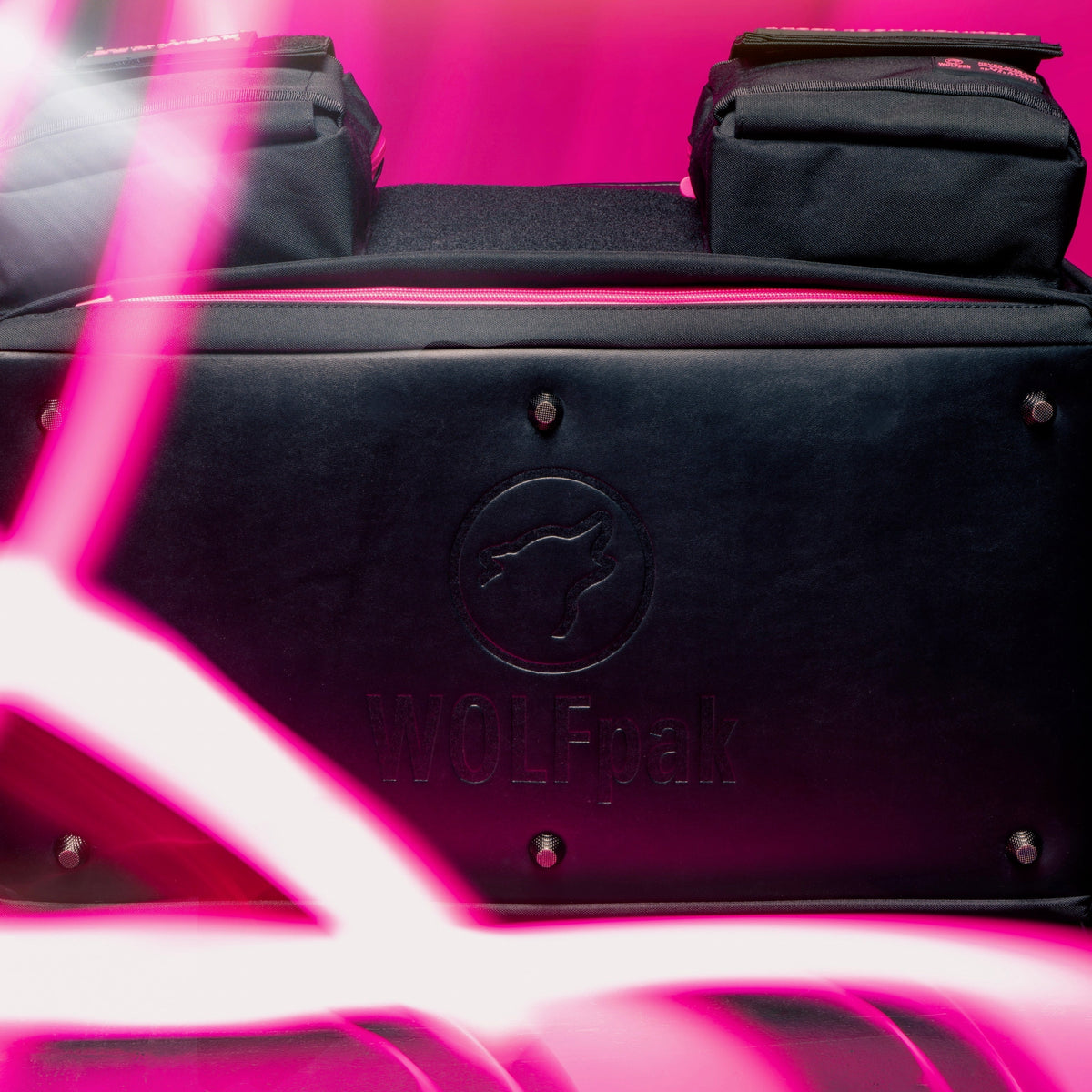 40L Ultimate Duffle Bag Black Neon Pink - Image 5