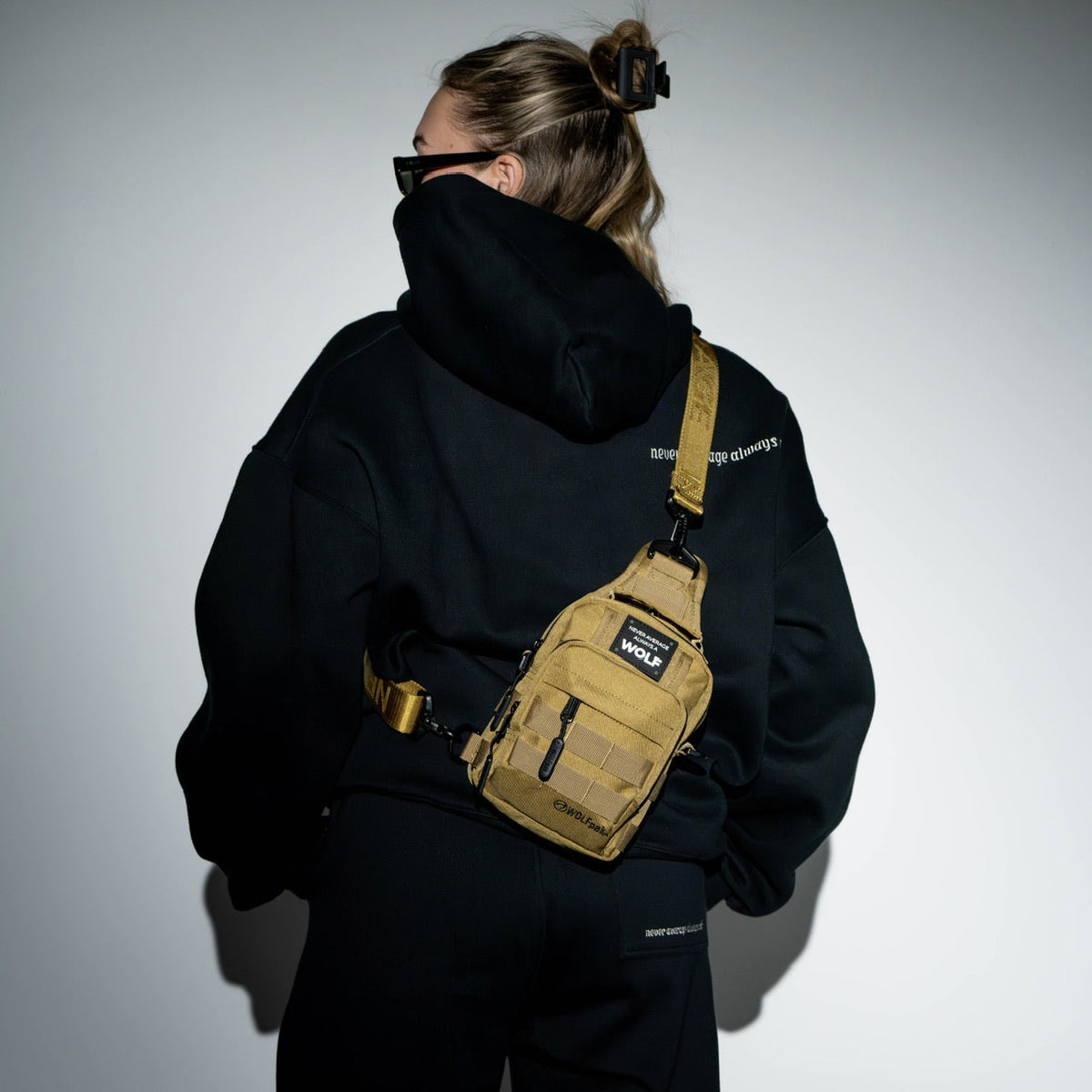4L Mini Tactical Sling Bag Khaki - Image 5