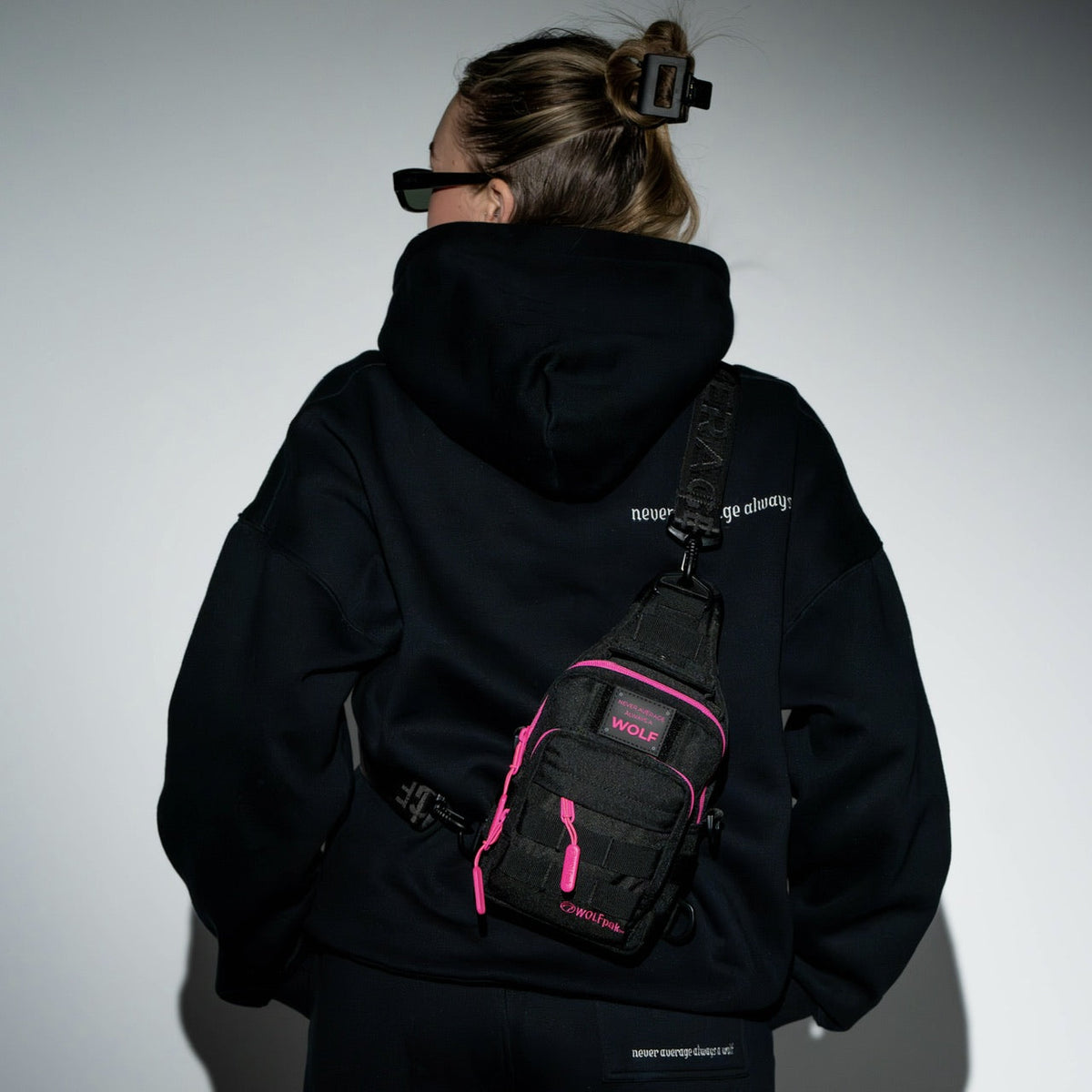 4L Mini Tactical Sling Bag Neon Pink - Image 5